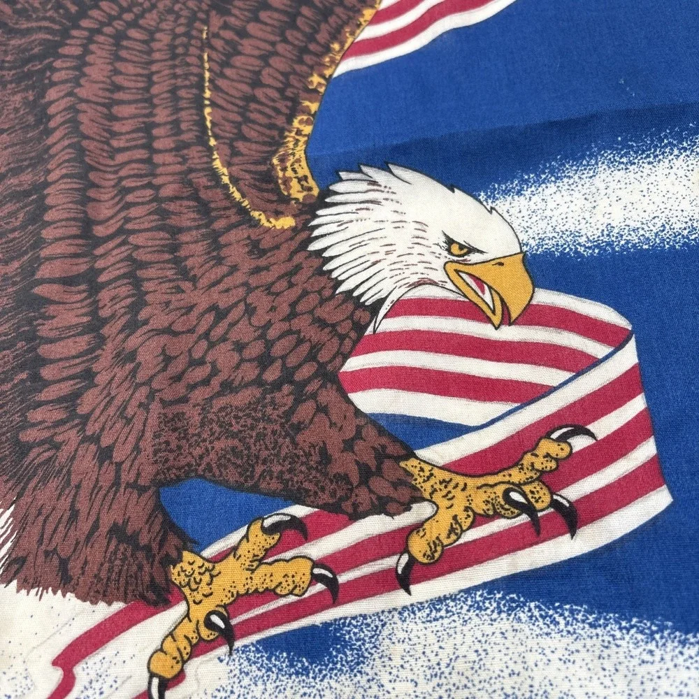 Vintage‎ Harley Davidson Bandana Official Licensed Product Flying Eagle Biker